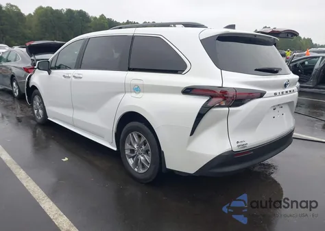 2025 Toyota Sienna Xle from USA, damaged, VIN 5TDJRKEC0SS236592